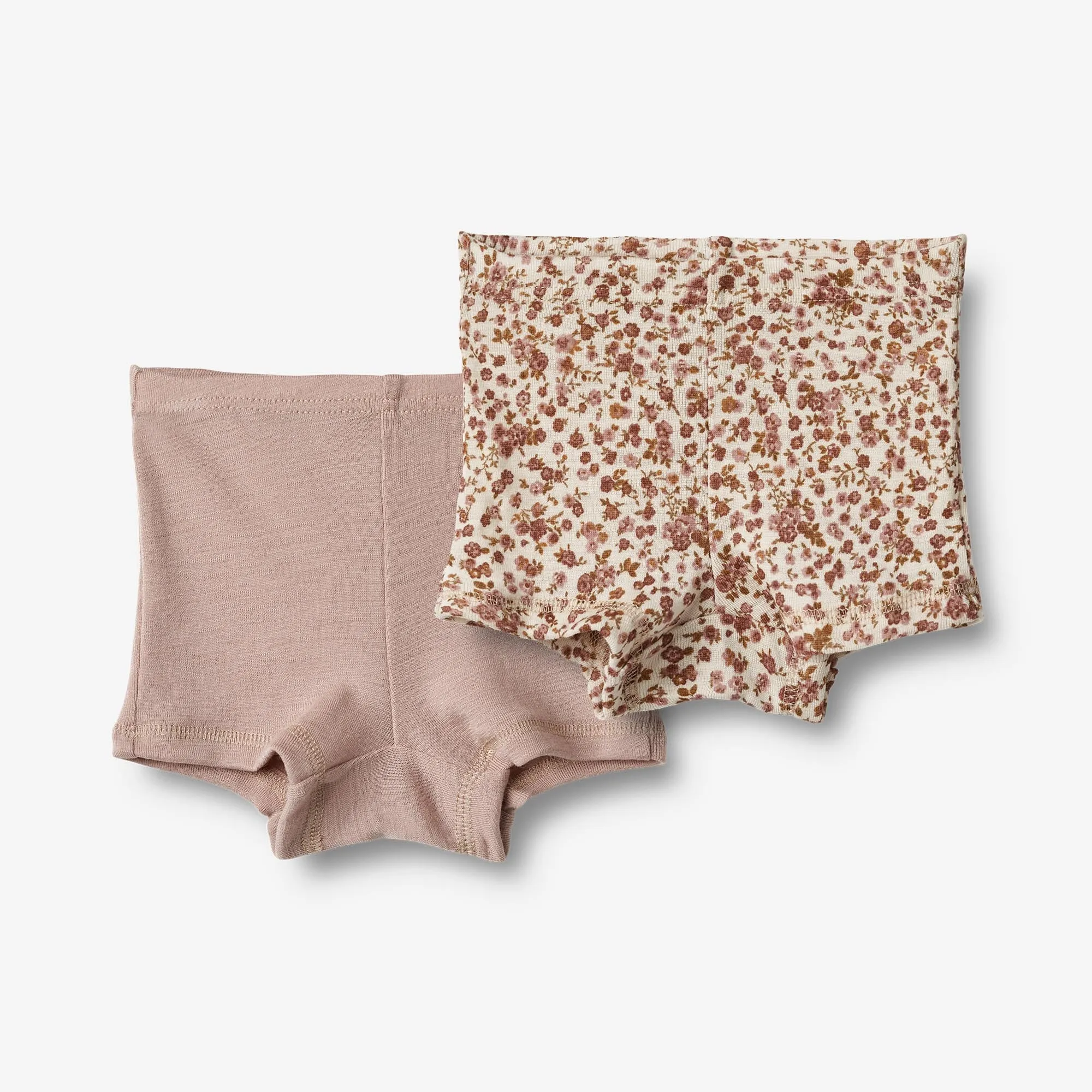 2 Wool Boxershorts Avalon - rose flowers