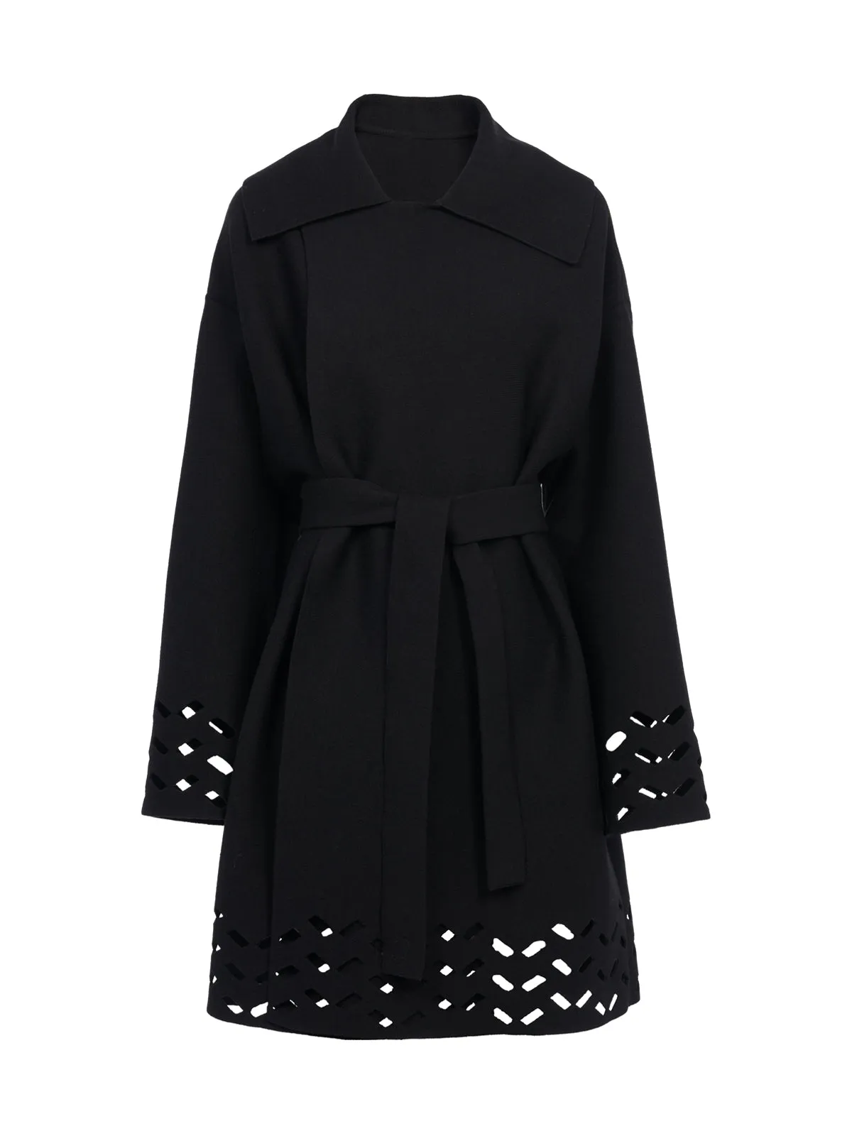 Alaïa Openwork Pea Coat