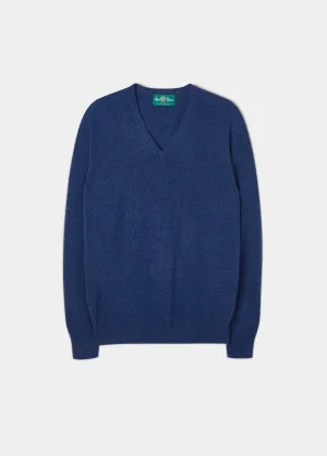 Albury Geelong Wool Jumper in Indigo - Regular Fit