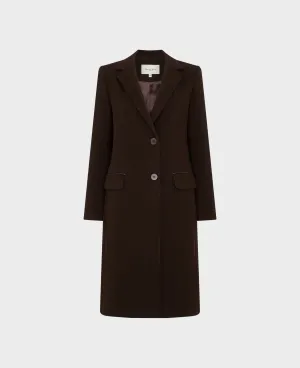 Alexandra Single Breasted Wool Coat