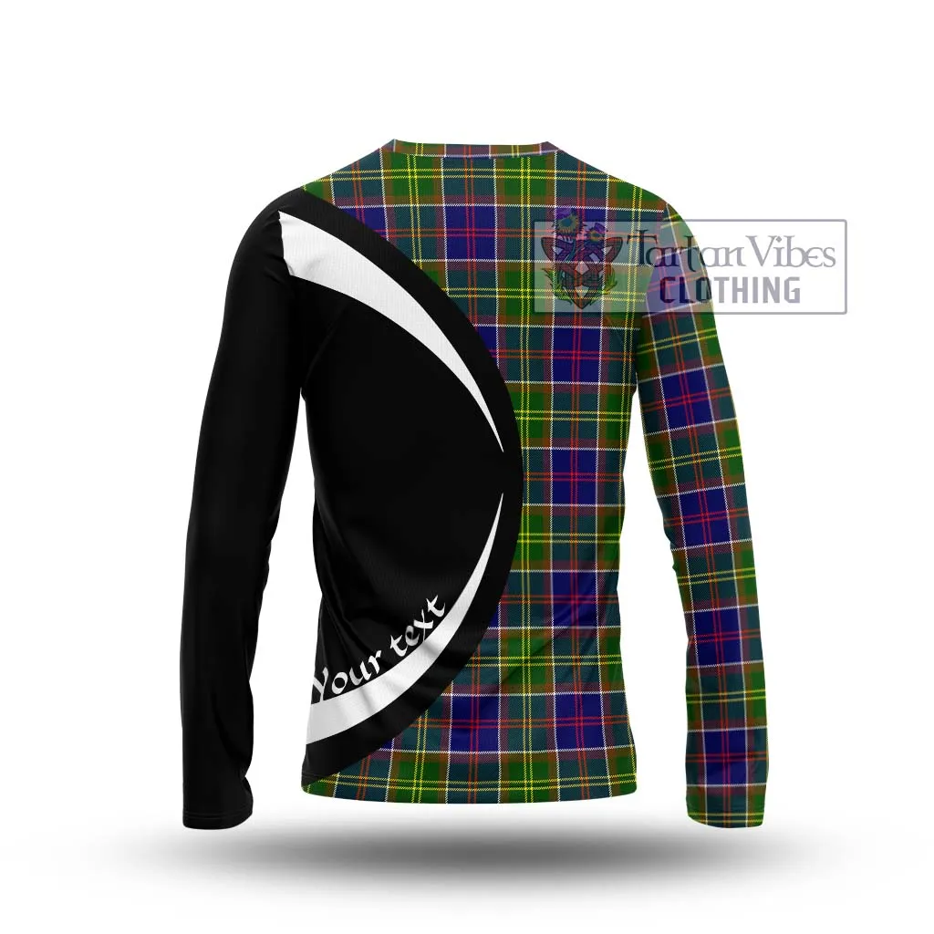 Arnott Tartan Long Sleeve T-Shirt with Family Crest Circle Style