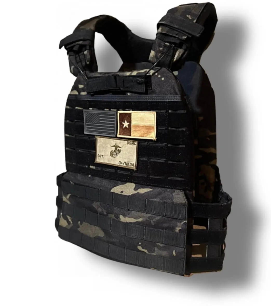 Ataclete Zero Dark Camo Weight Vest/Plate Carrier