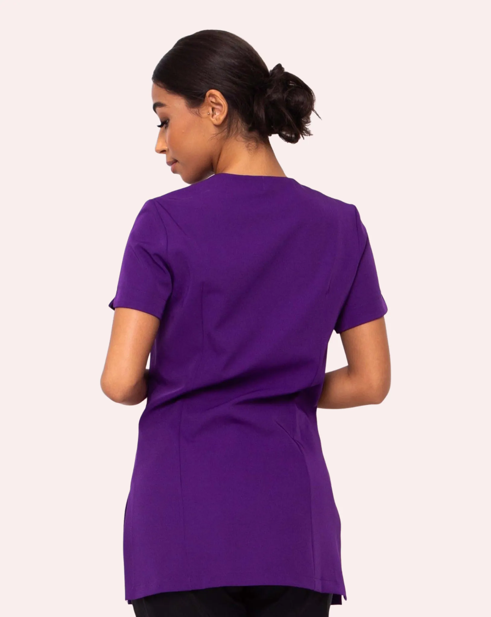 Belle Asymmetric Beauty Tunic - Purple