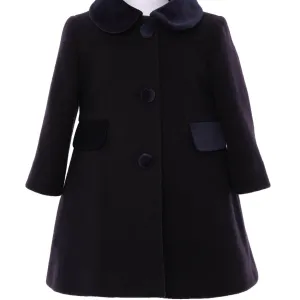 Bimbalo - Traditional Wool Coat - Navy