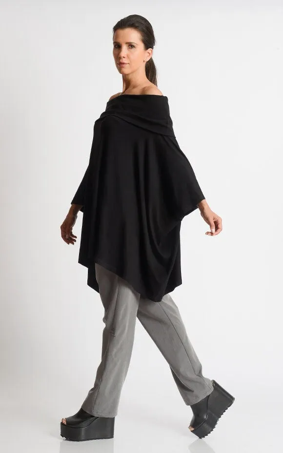 Black Oversize Tunic