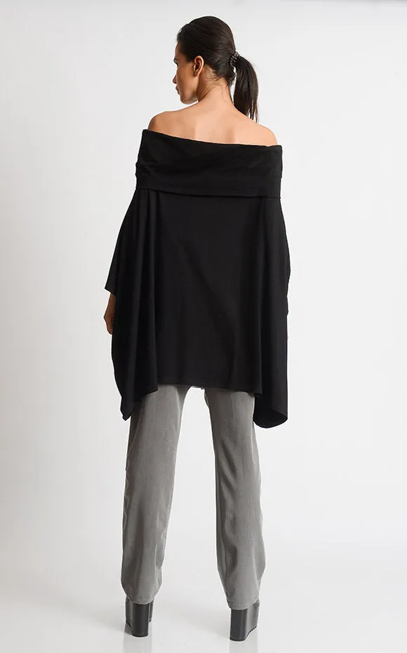 Black Oversize Tunic