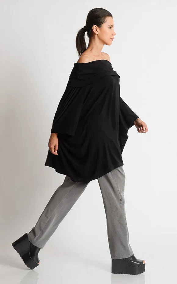 Black Oversize Tunic