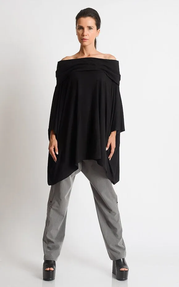 Black Oversize Tunic