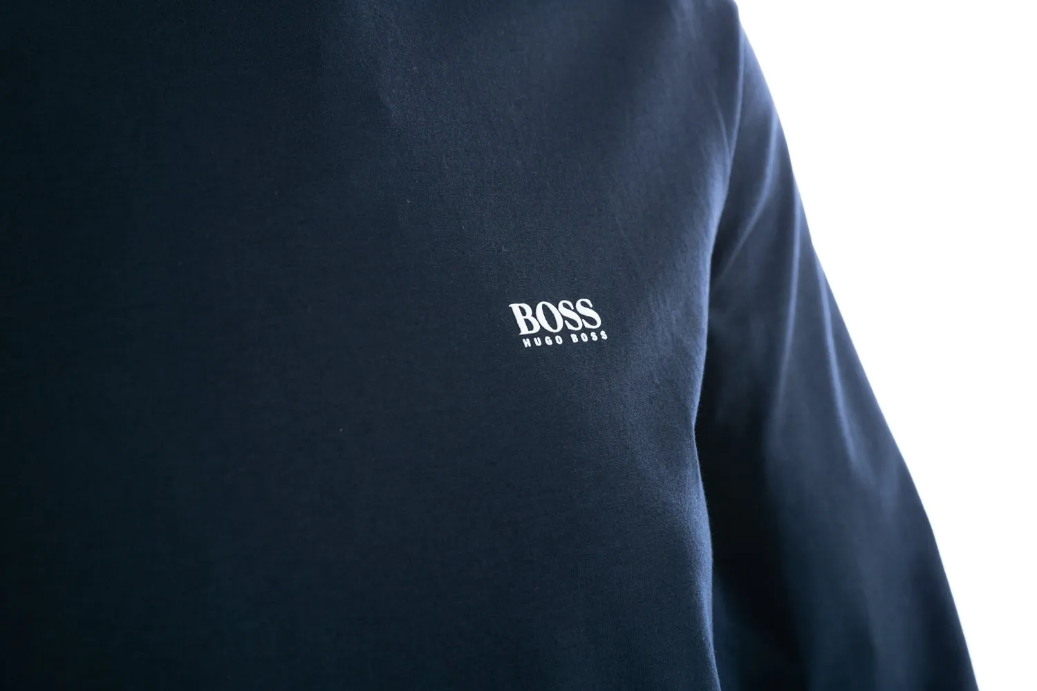 BOSS Togn Long Sleeve T-Shirt in Navy