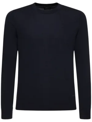 Brioni   Fine wool crewneck sweater 