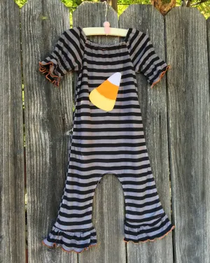 Candy Corn Romper Outfit