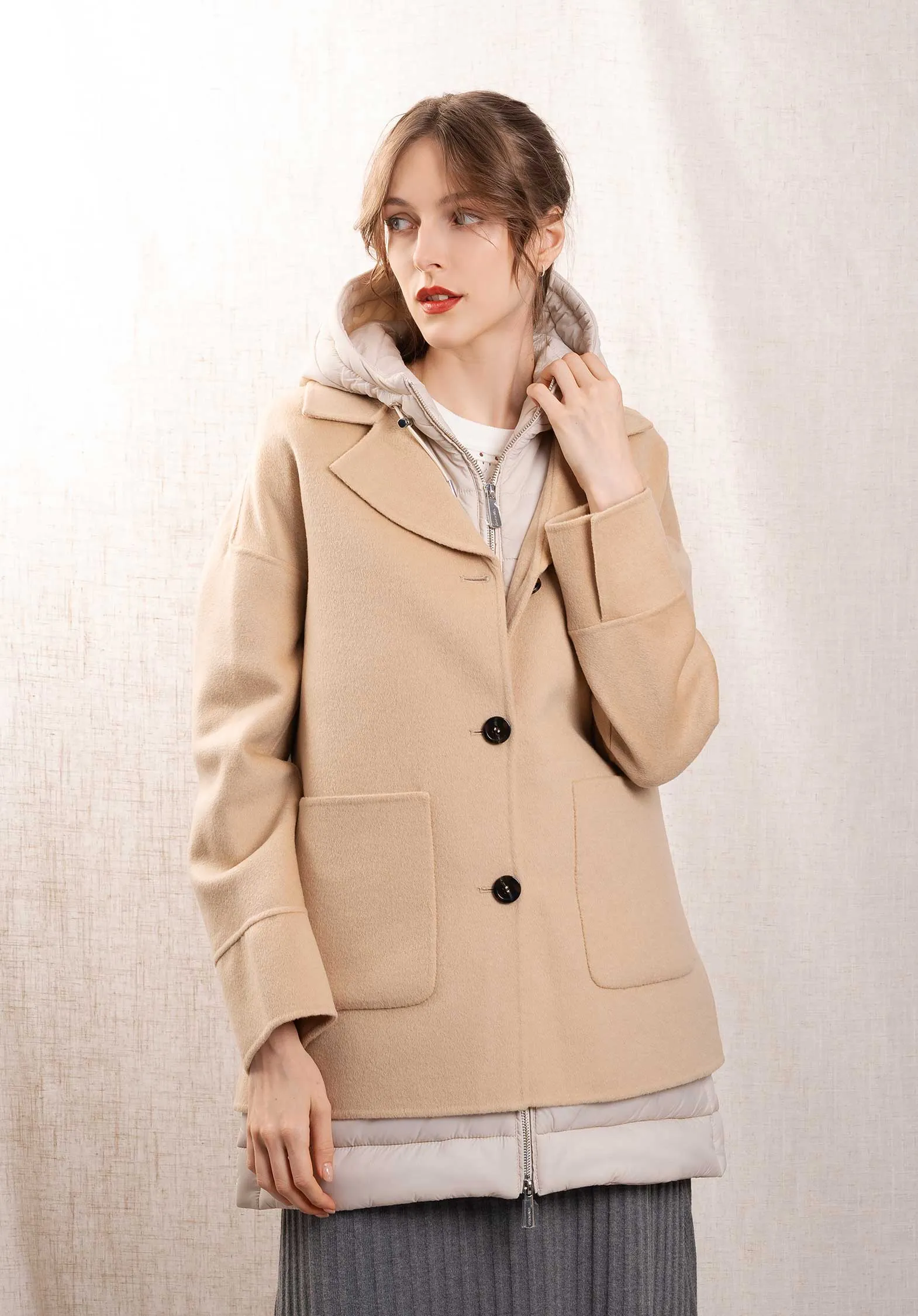 Coat Libra 0625-Dark-Beige