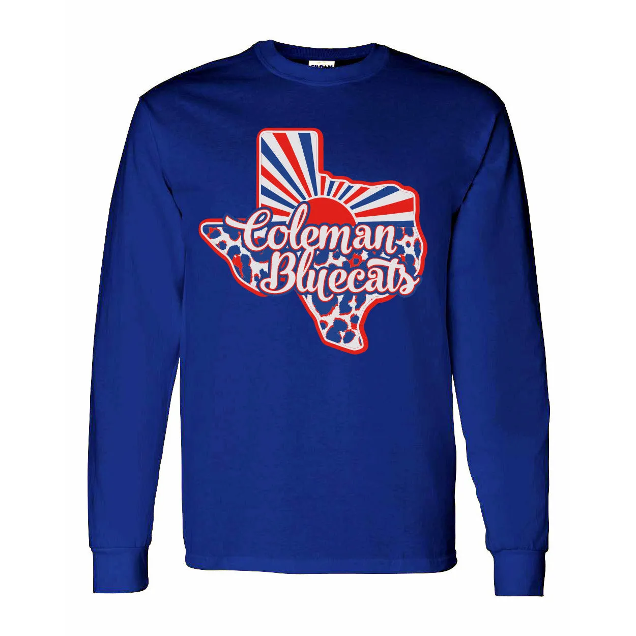 Coleman Bluecats - Texas Sunray Long Sleeve T-Shirt