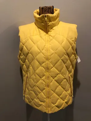 Columbia Pale Yellow Down Filled Puffer Vest