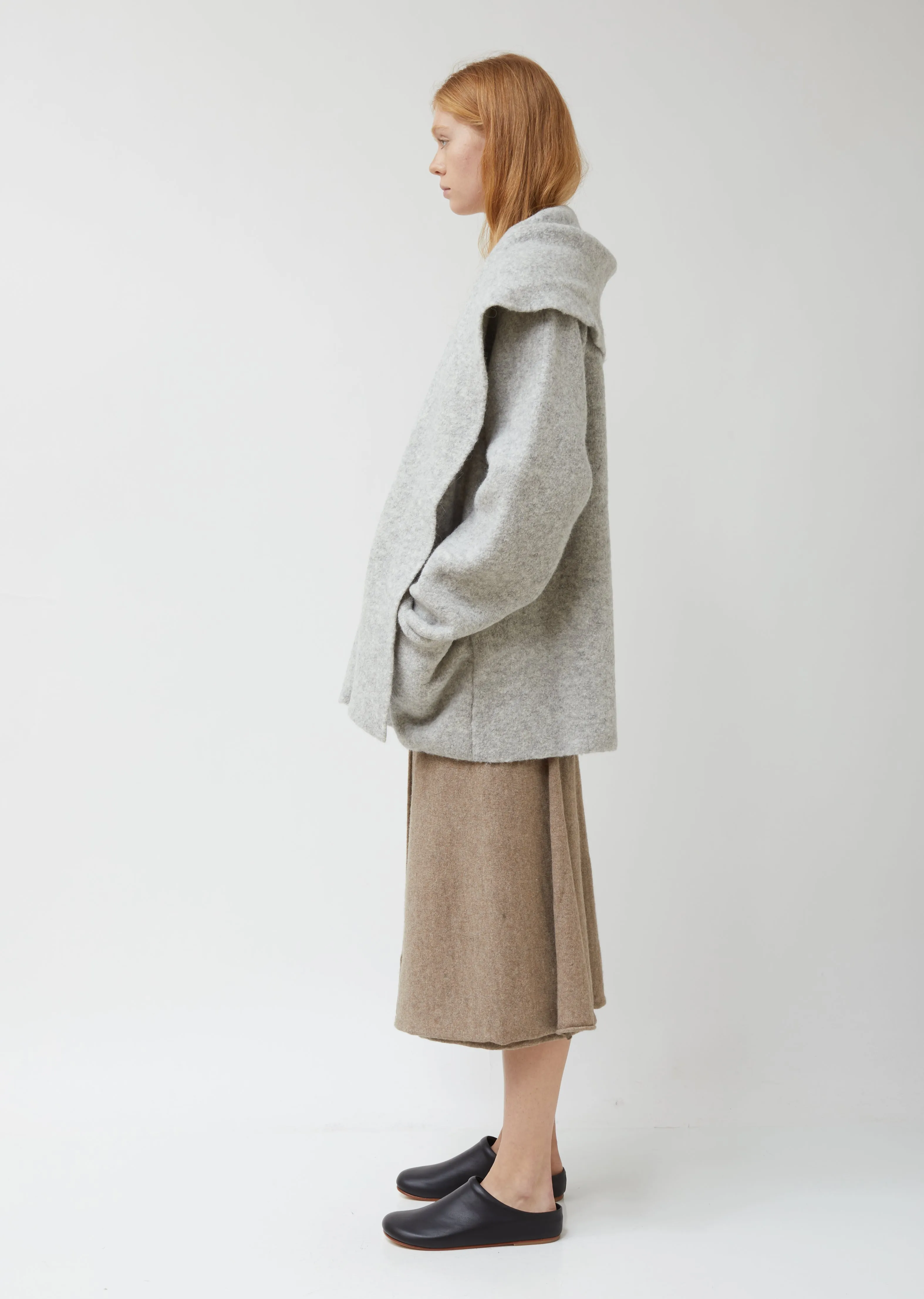 Double Face Alpaca Wool Coat