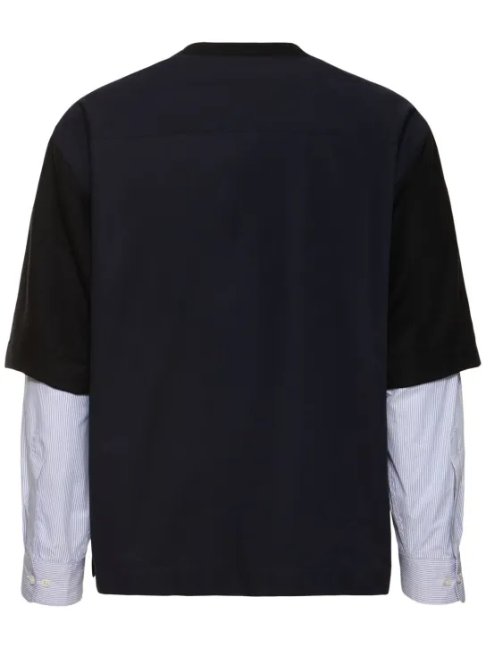 Dries Van Noten   Corrow double-sleeve knit sweater 