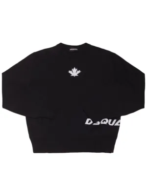 Dsquared2   Wool blend crewneck sweater 