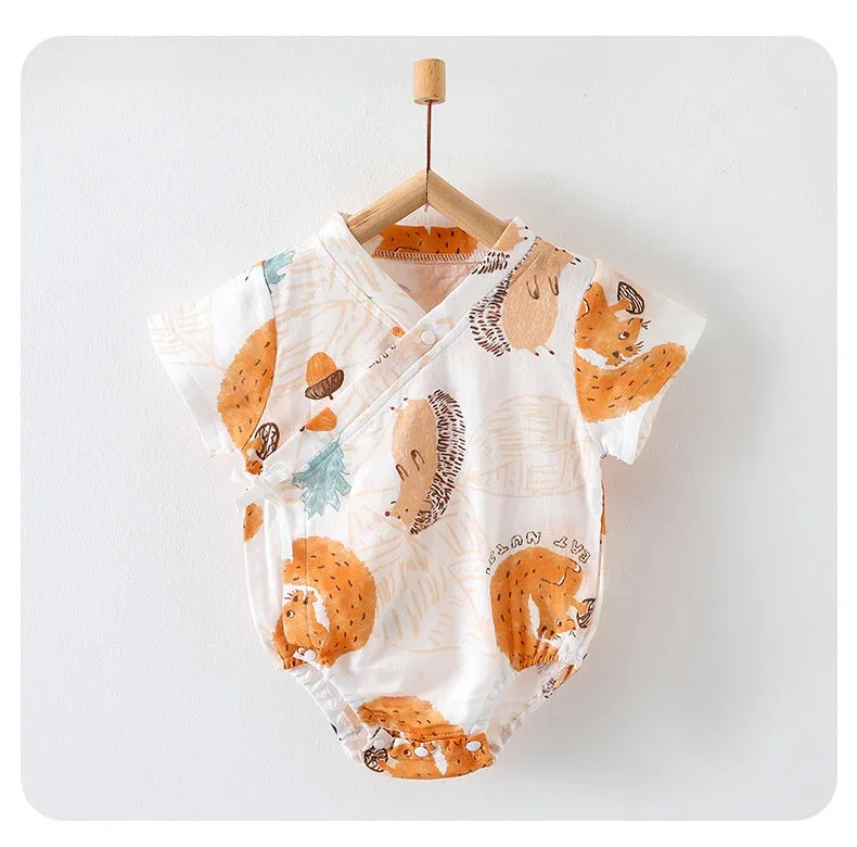 Earthy Summer Cotton Onesie (0-18 months)