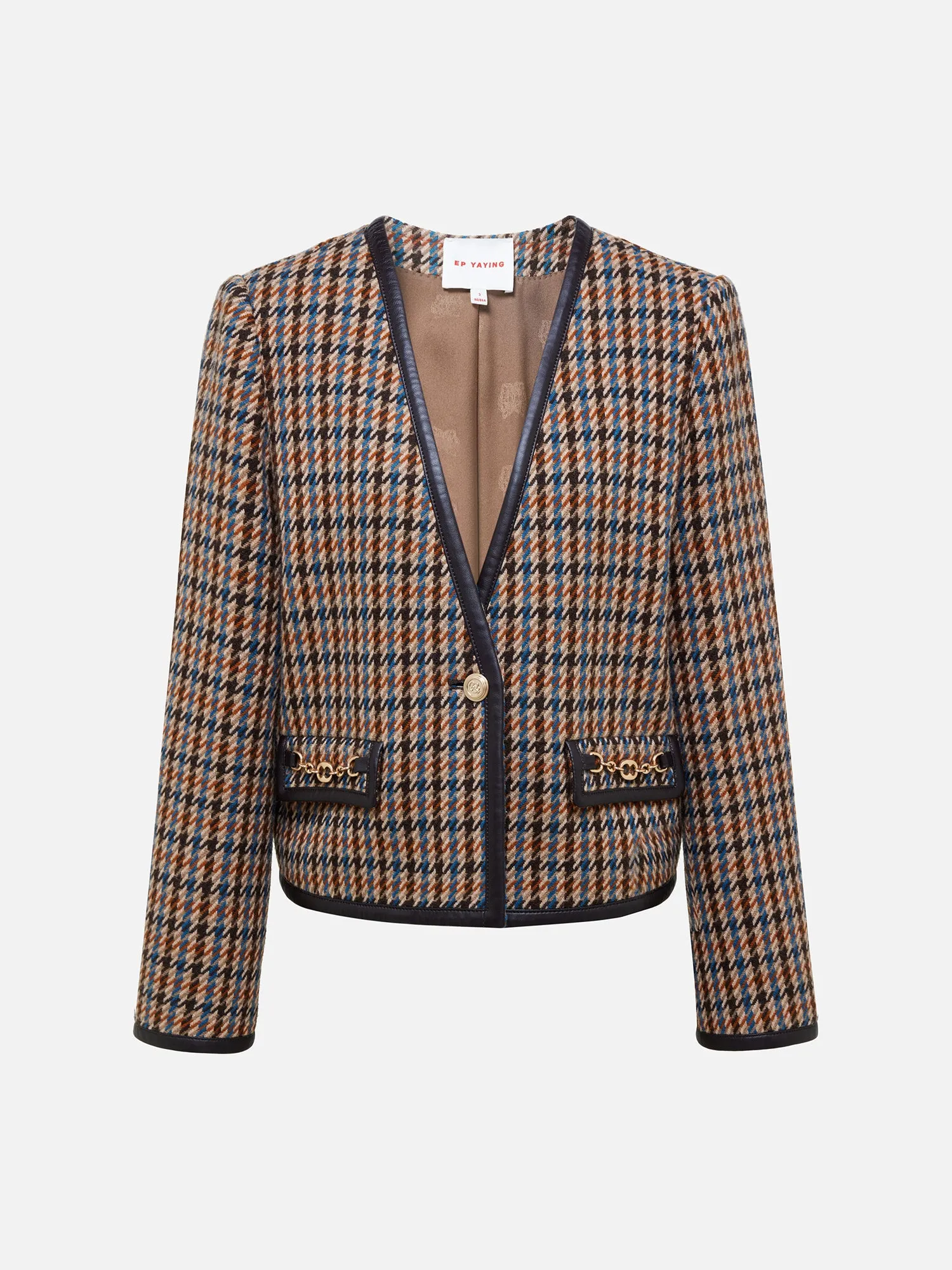 EP YAYING Houndstooth jacket