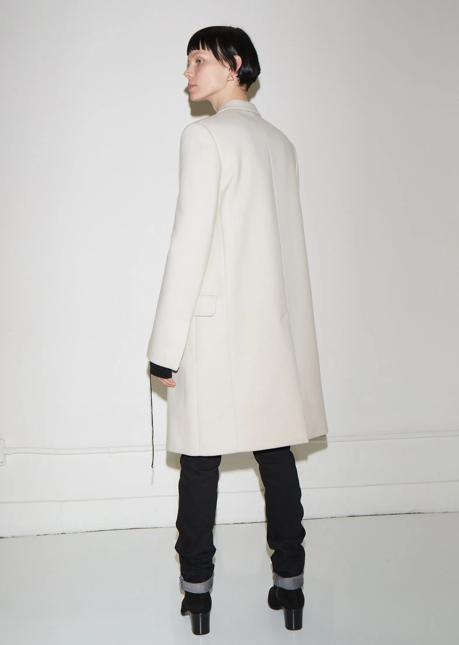 Essential Wool Crombie Coat