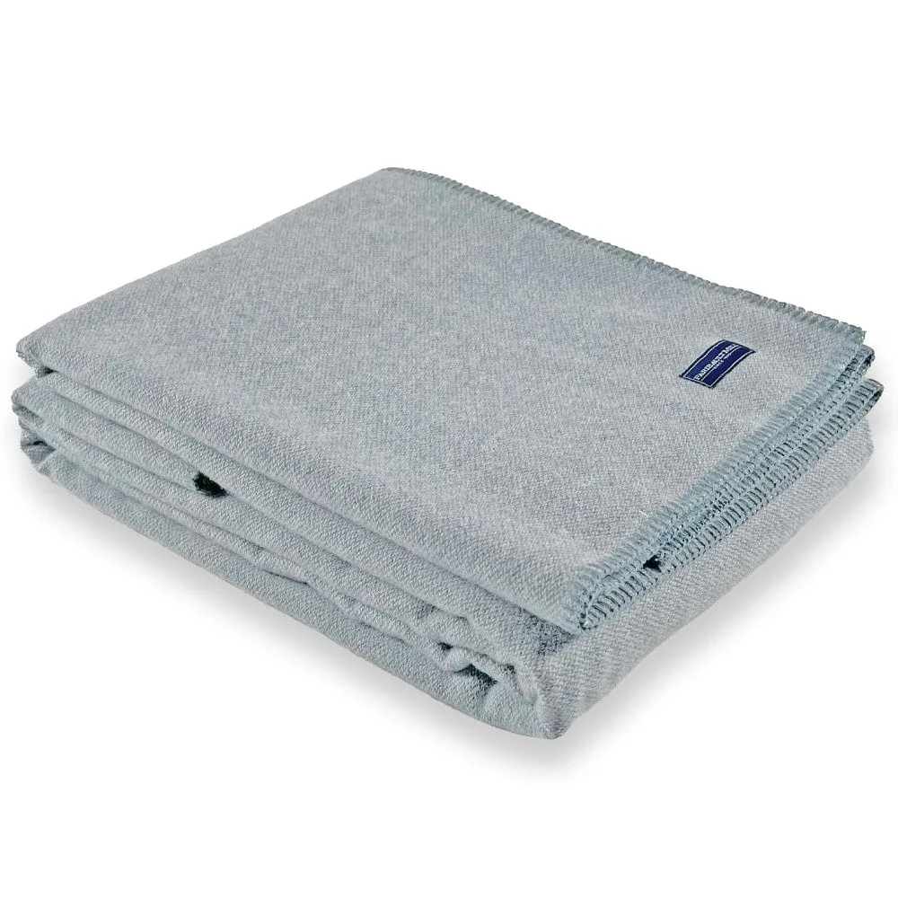 Factory Second Pure & Simple Wool Blanket - Sky Blue