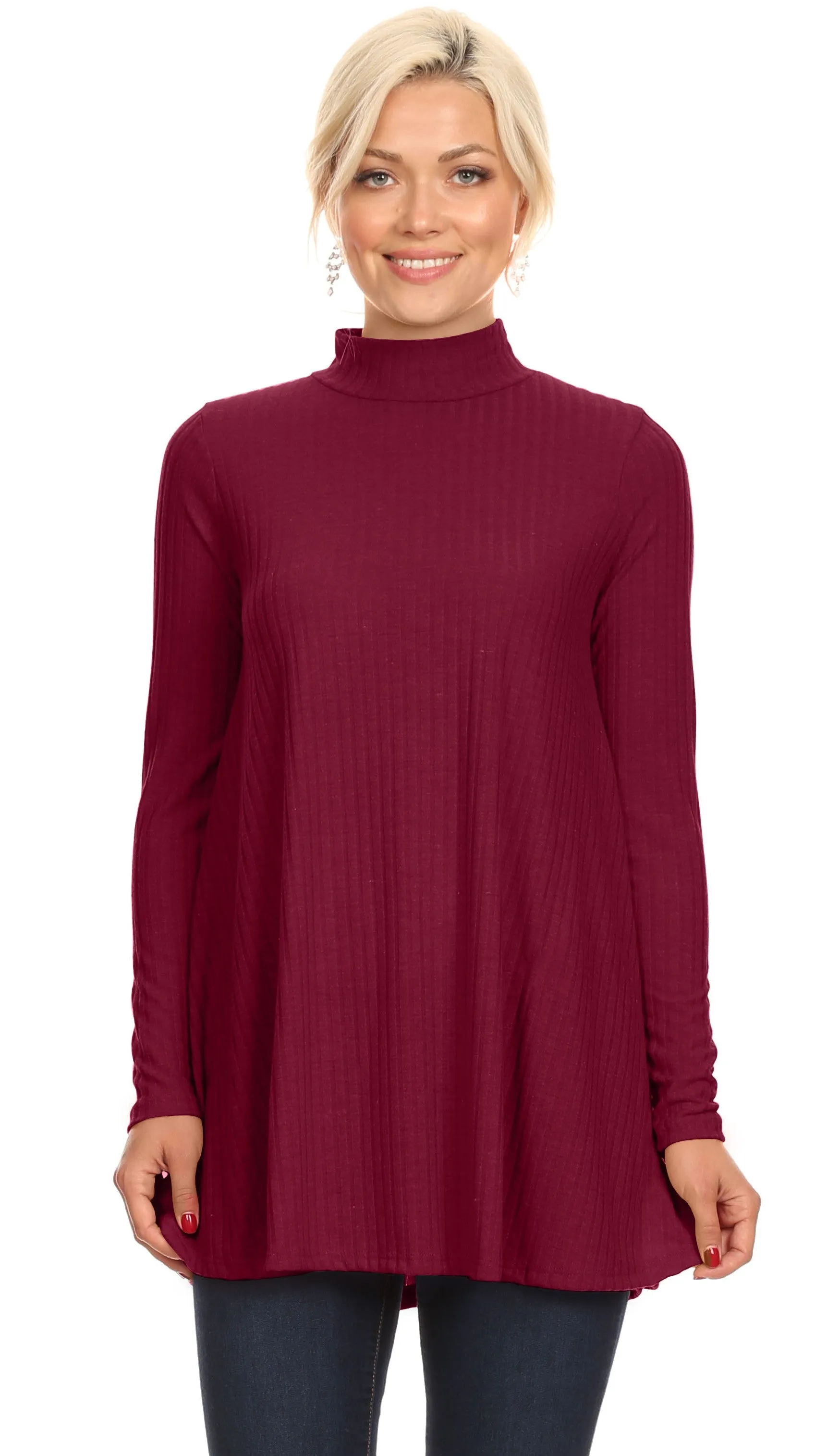 Flow and Flair Turtle Neck Tunic