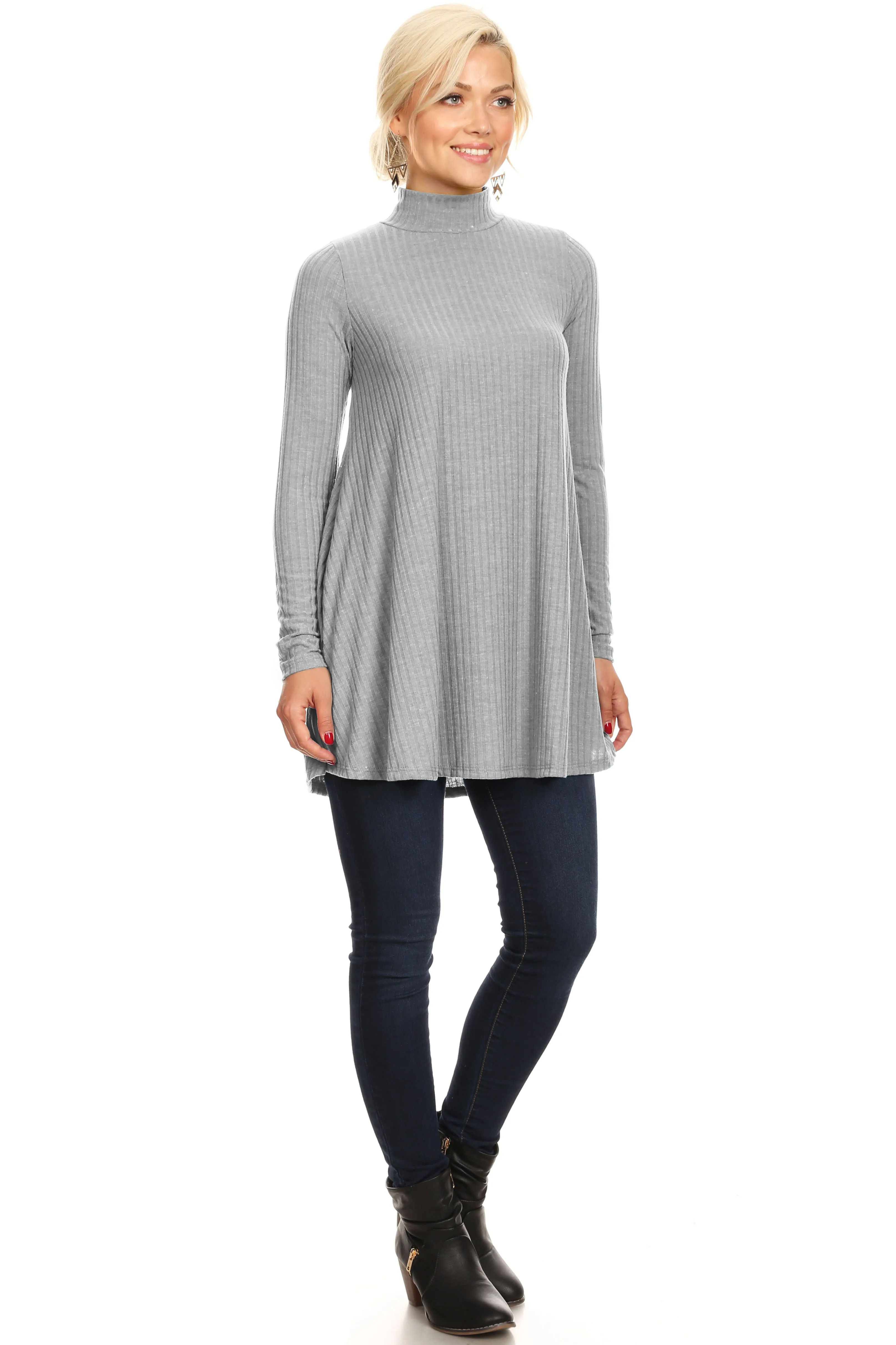 Flow and Flair Turtle Neck Tunic