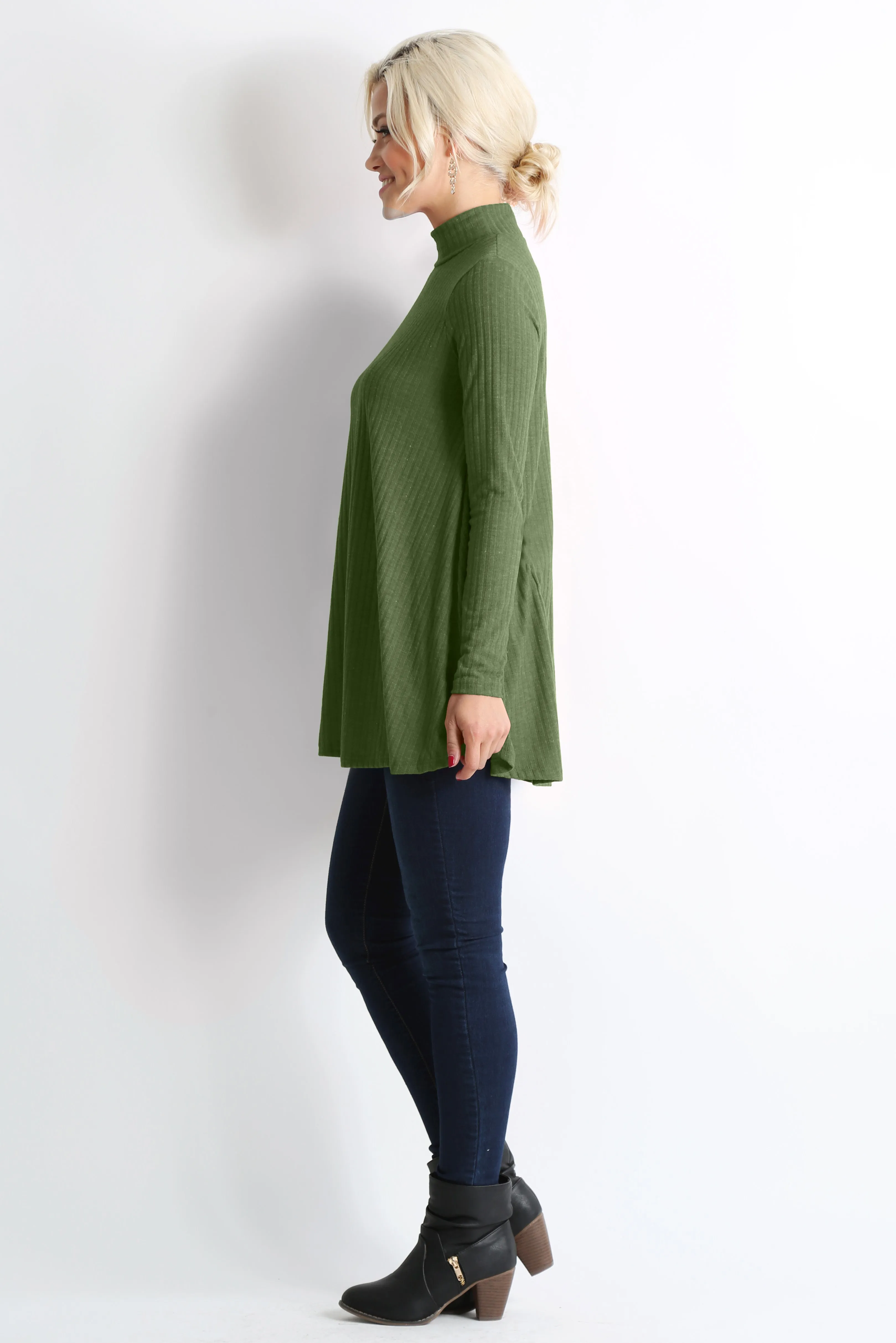 Flow and Flair Turtle Neck Tunic