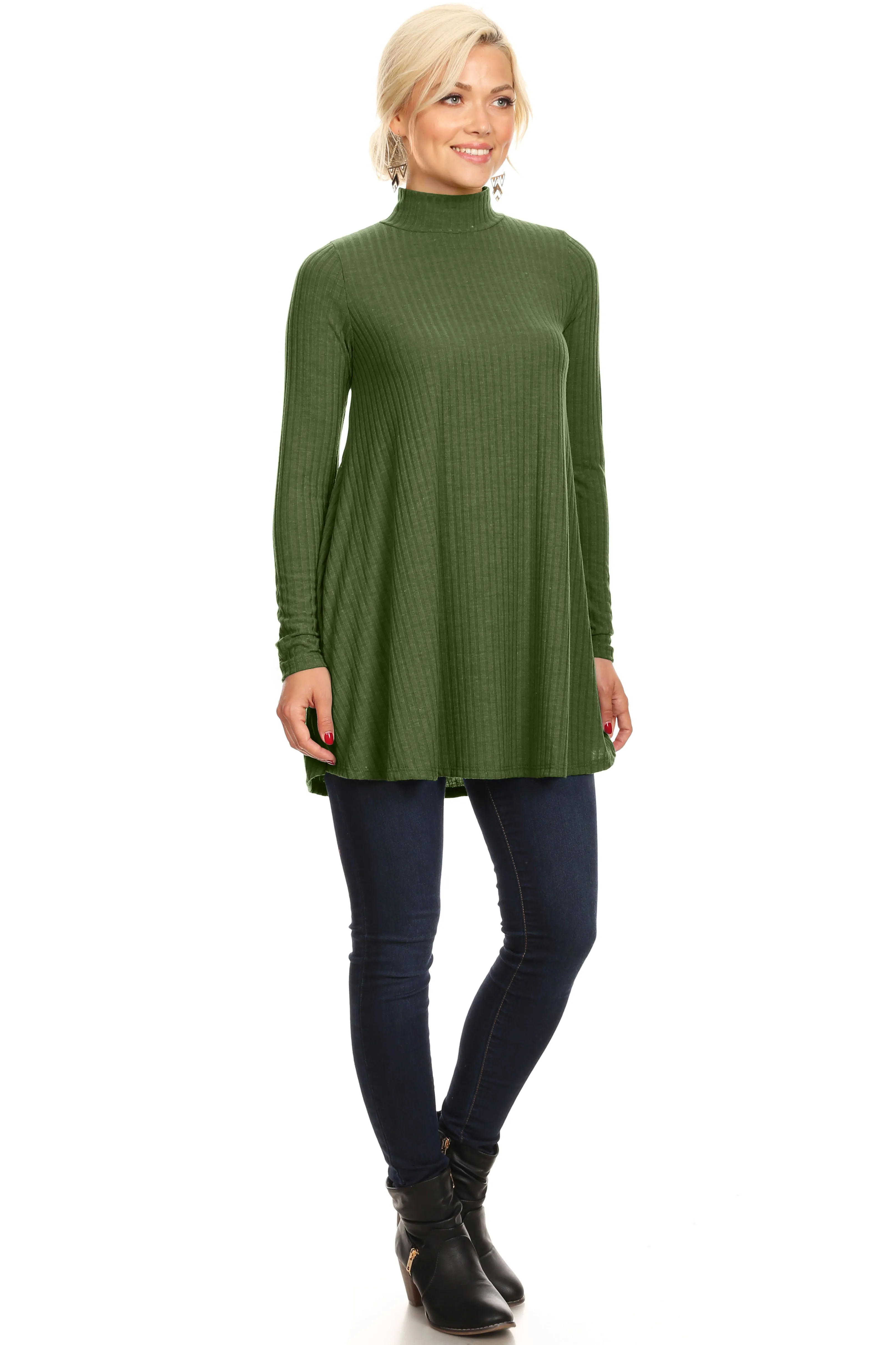 Flow and Flair Turtle Neck Tunic