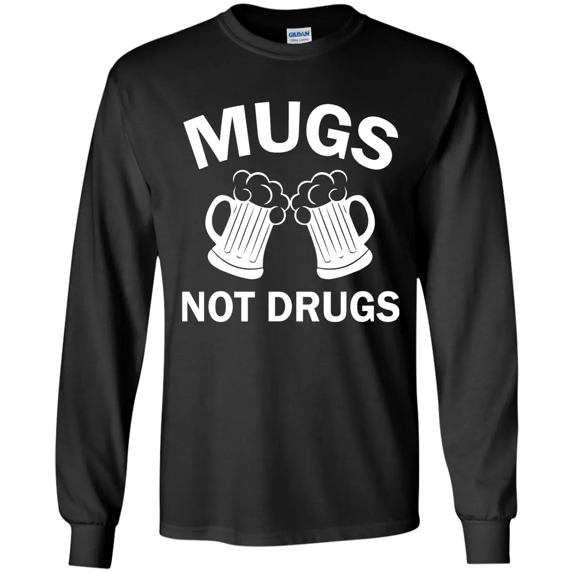 Funny St. Patrick's day: Cheers Mugs Not Drugs Shirt, Hoodie, Tank