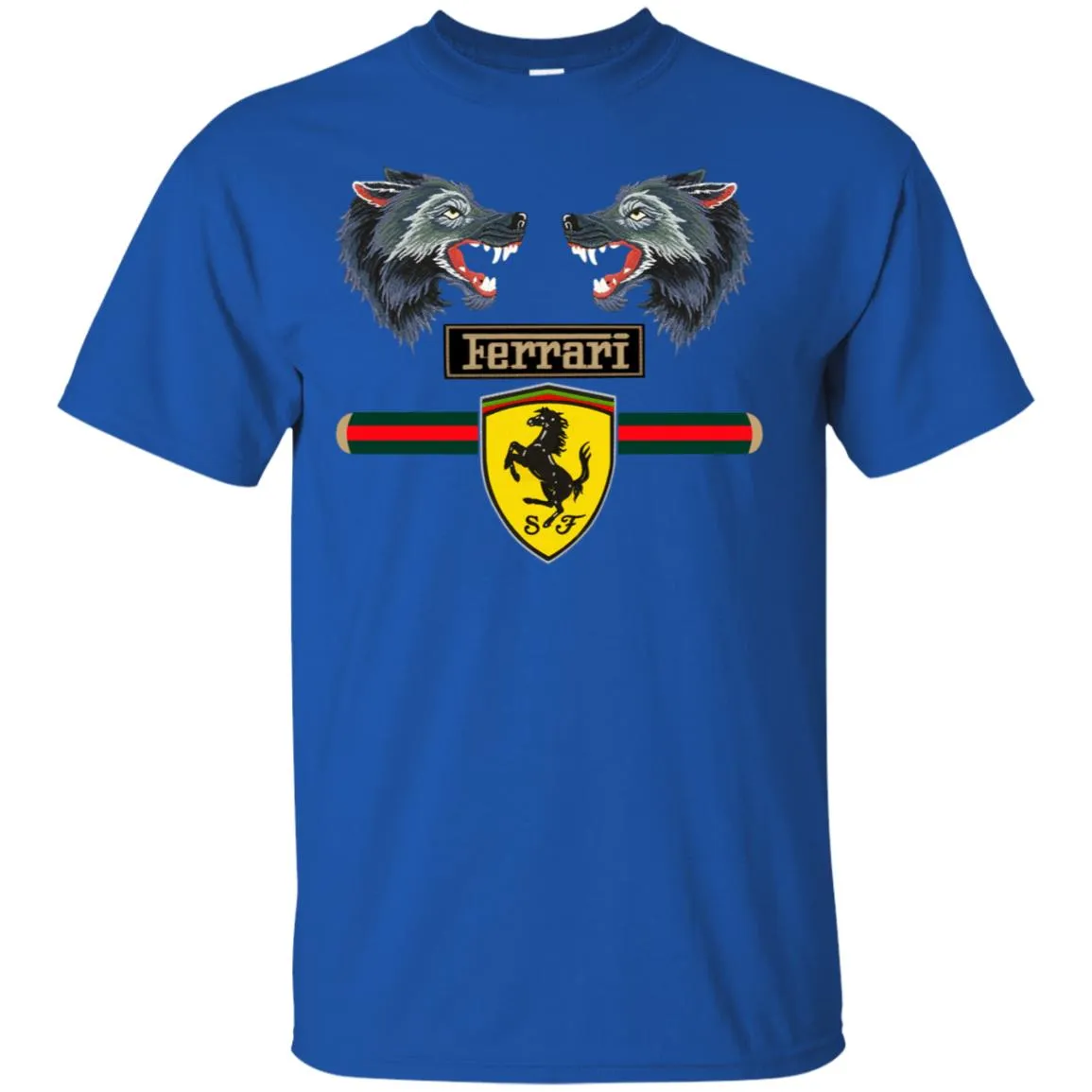 Gucci Ferrari Shirt Men Cotton T-Shirt