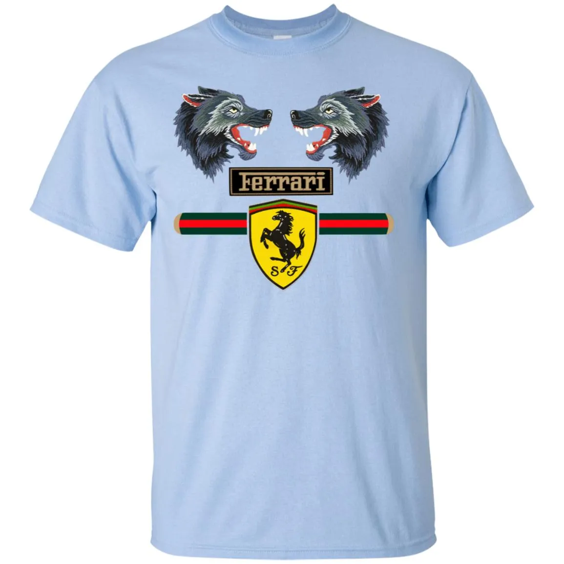 Gucci Ferrari Shirt Men Cotton T-Shirt