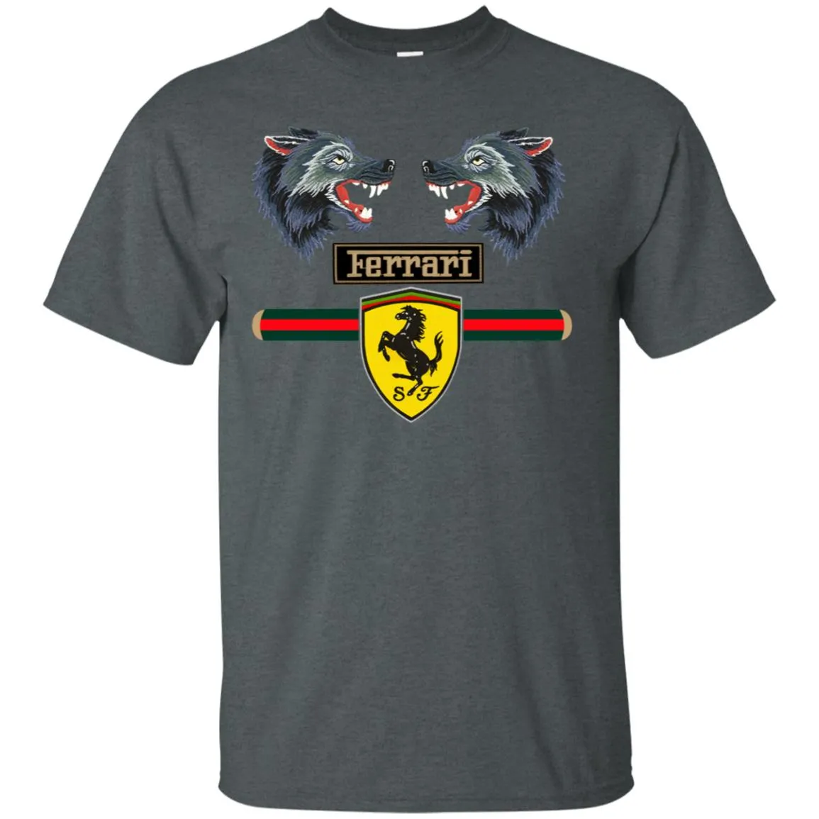 Gucci Ferrari Shirt Men Cotton T-Shirt