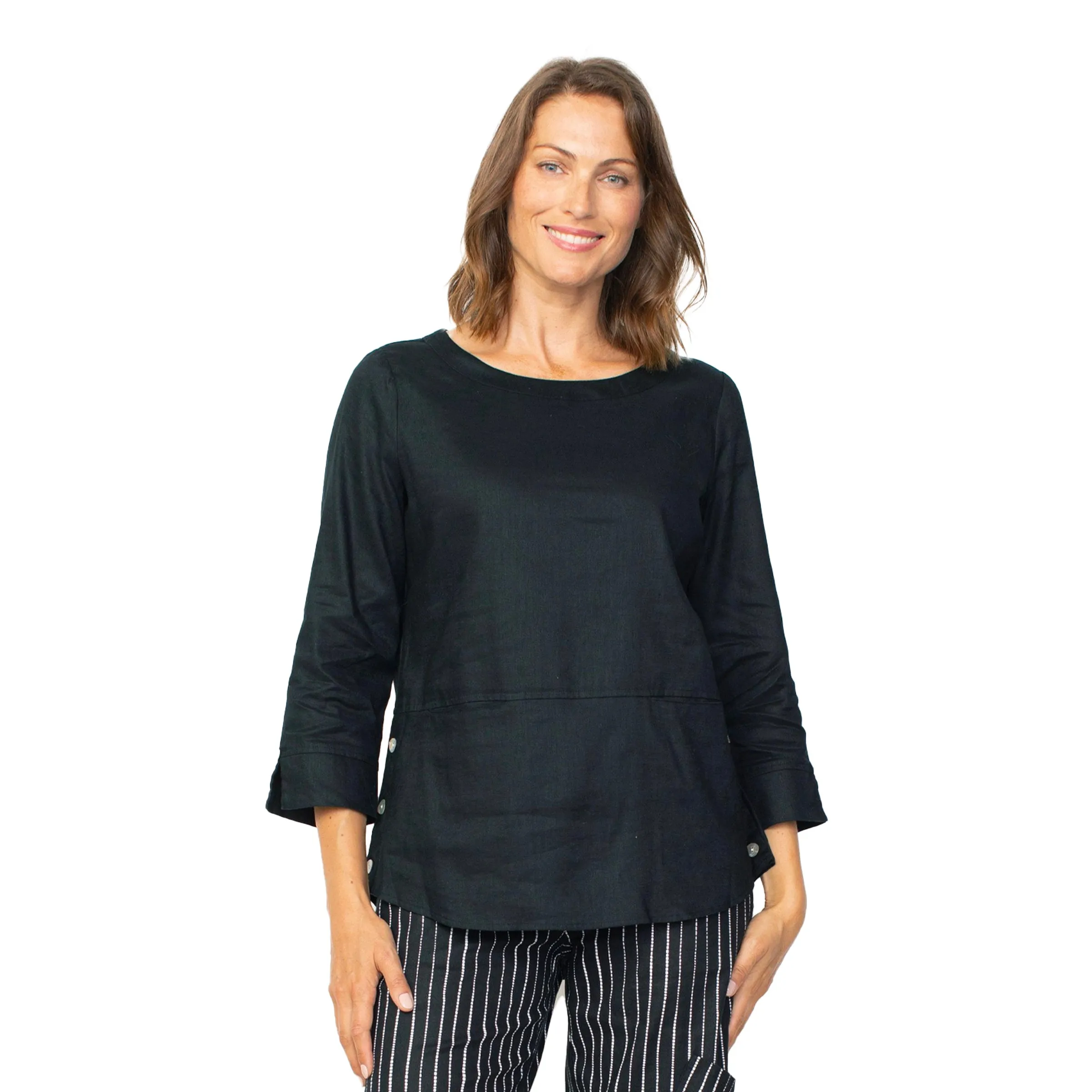 Habitat Linen Solid Pocket Tunic- 41522