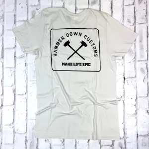 Hammer Down "Epic Squad" Short Sleeve T-shirt - Natural