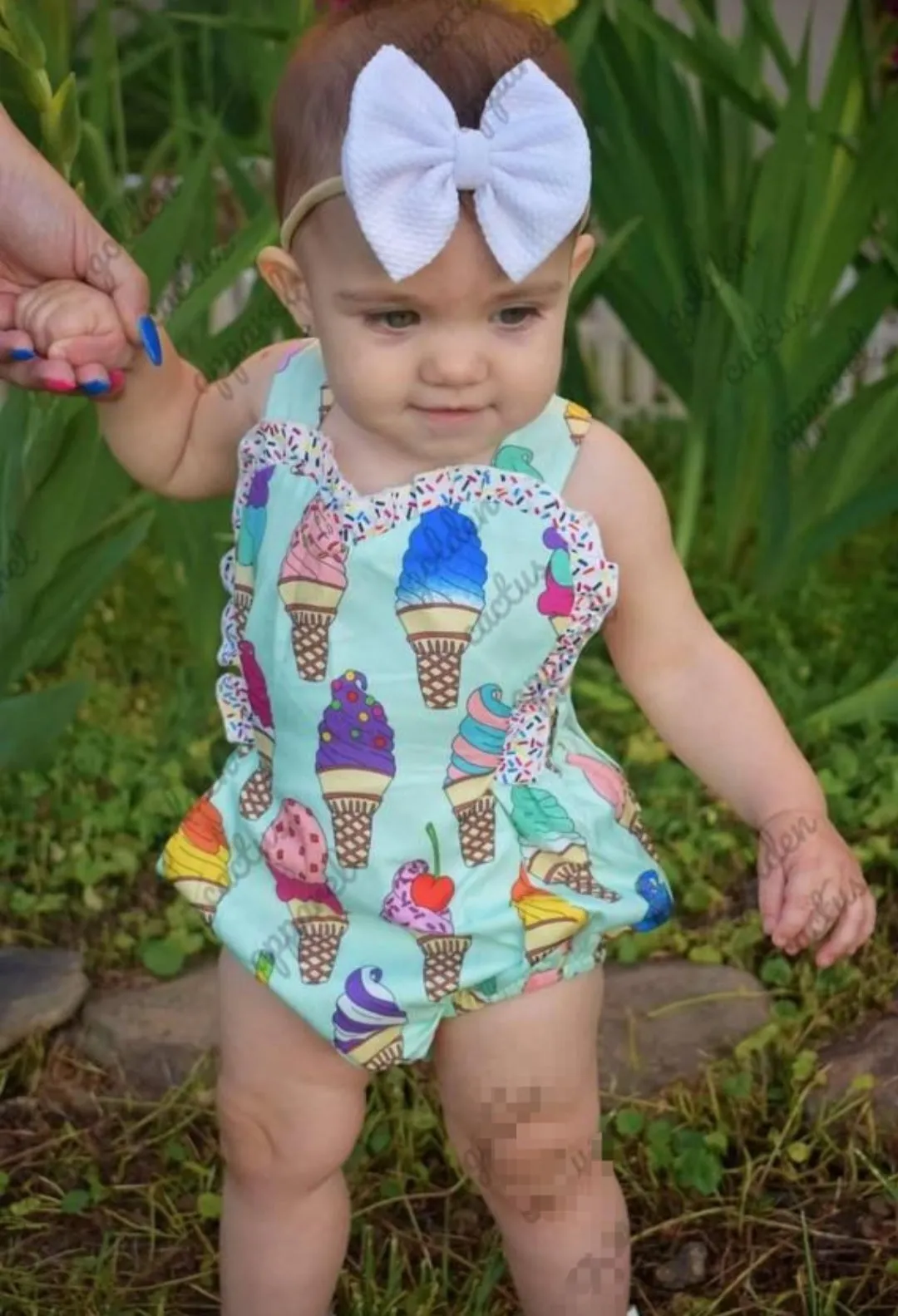 Ice-Cream Romper (Also Available in Dress for Older Girls #1000196