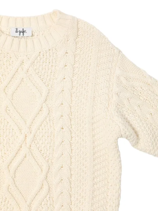 Il Gufo   Cotton &amp; wool knit sweater 