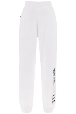 Joggers Moncler Joggers With Flocked Logo - Blanc - Femme