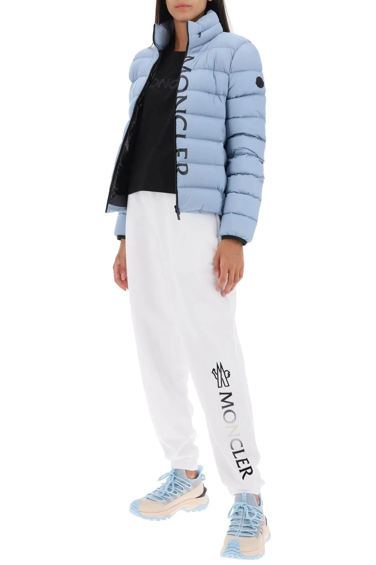 Joggers Moncler Joggers With Flocked Logo - Blanc - Femme