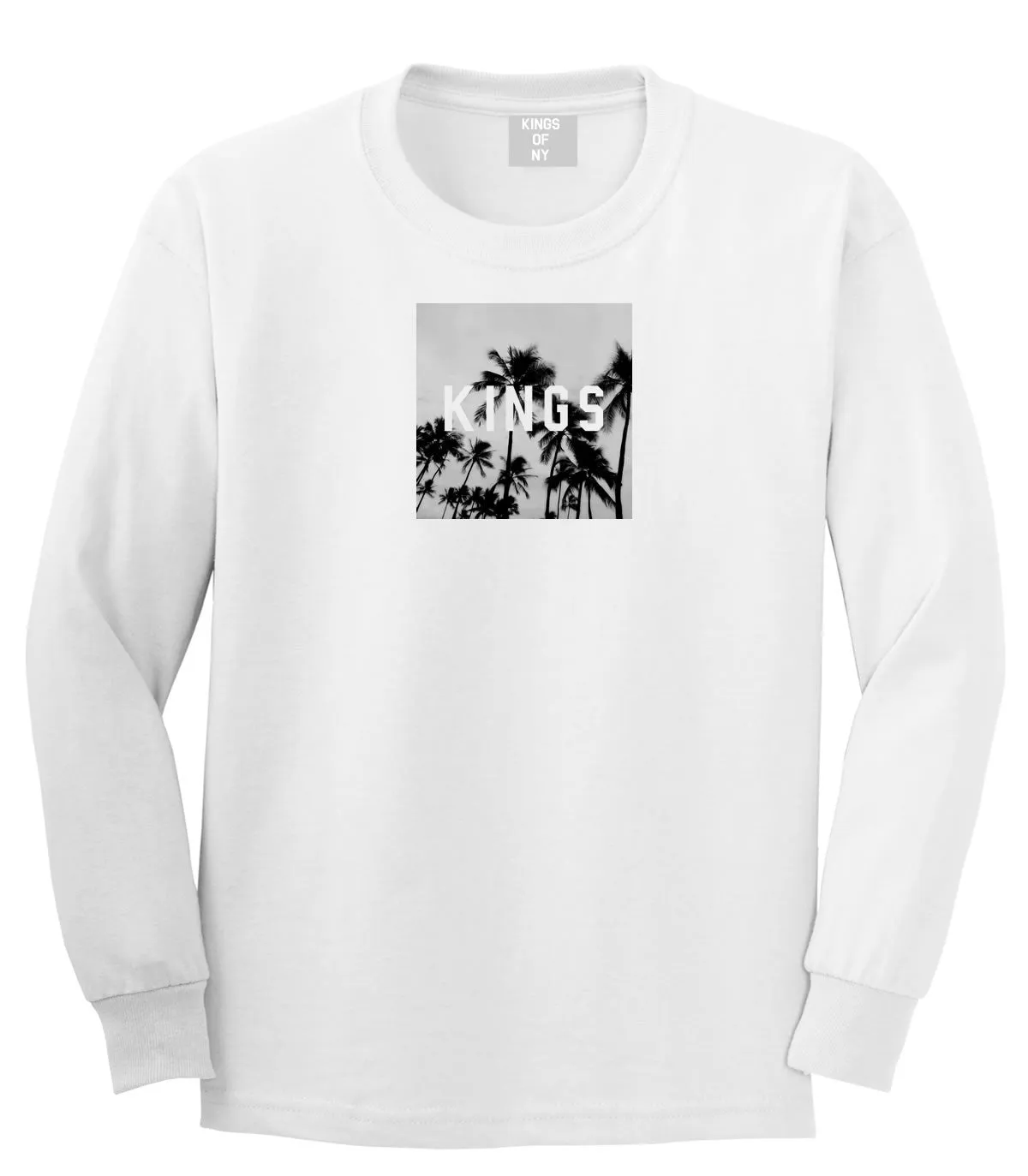 Kings Palm Trees Logo Long Sleeve T-Shirt