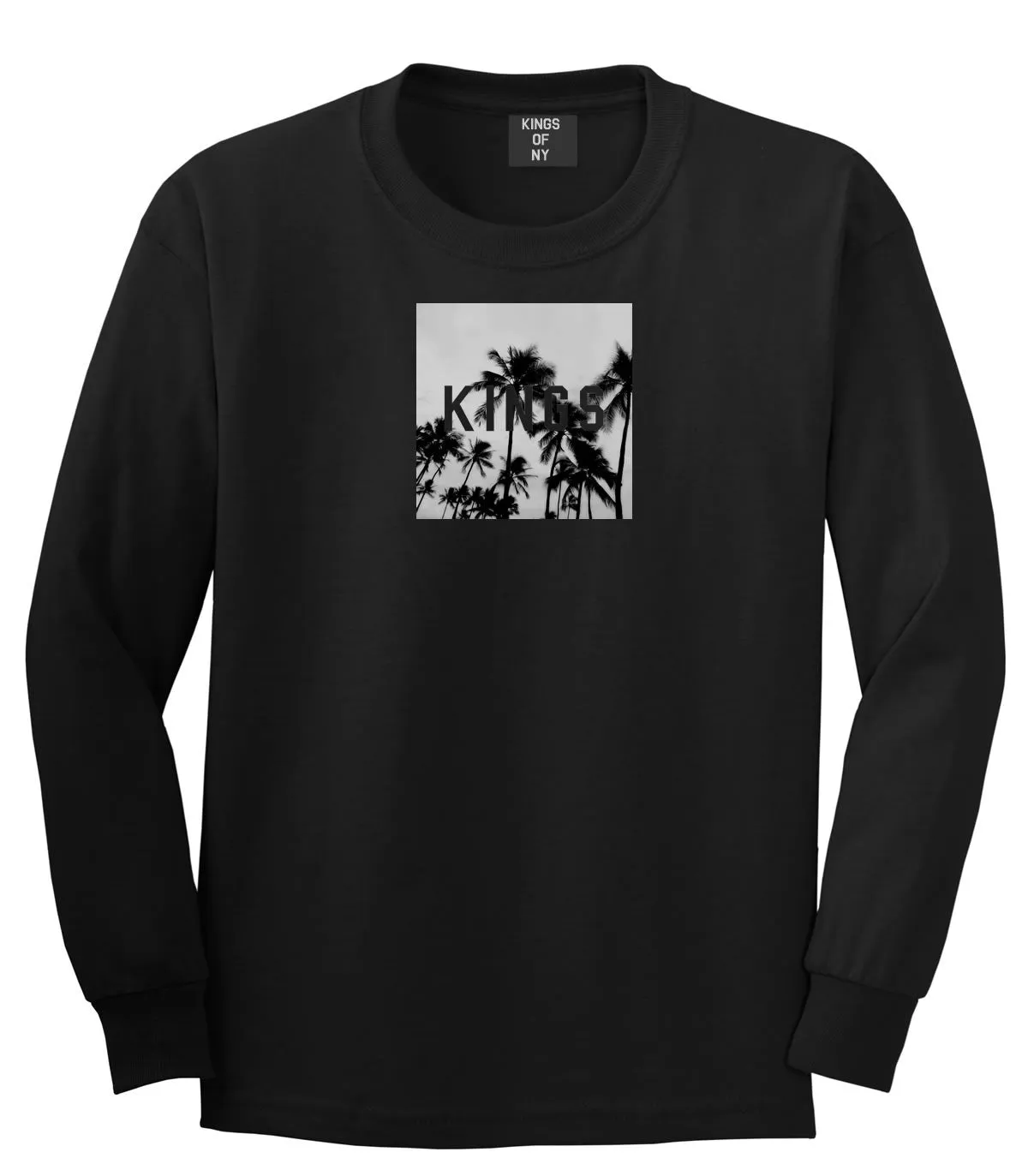 Kings Palm Trees Logo Long Sleeve T-Shirt