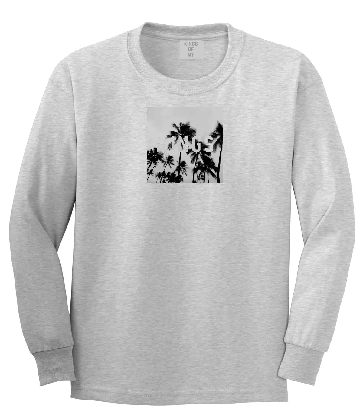 Kings Palm Trees Logo Long Sleeve T-Shirt