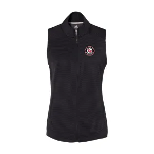 La Salle Boys Volleyball 2022 - Adidas - Women's Textured Full-Zip Vest (Black)