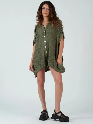 Lucca Liv Textured Boho Romper