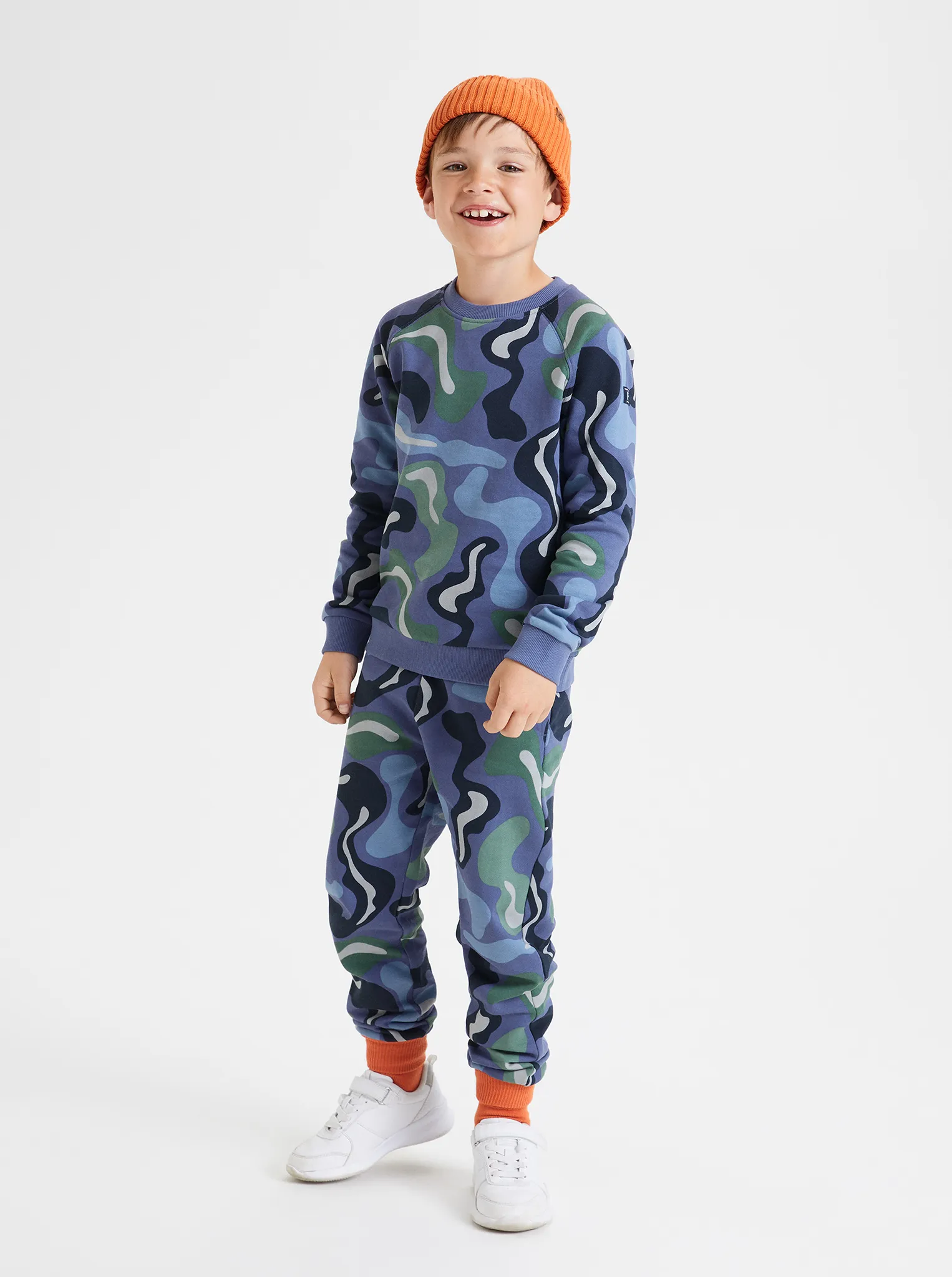 Map Print Kids Joggers