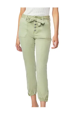 Mayslie Tie Joggers In Vintage Light Pistachio