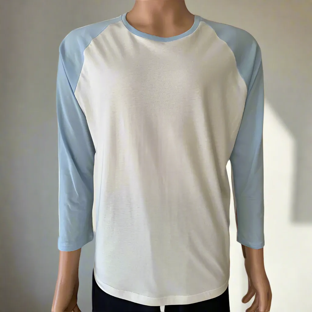 Men's Organic Cotton Two-tone  Raglan Sleeve T-shirt