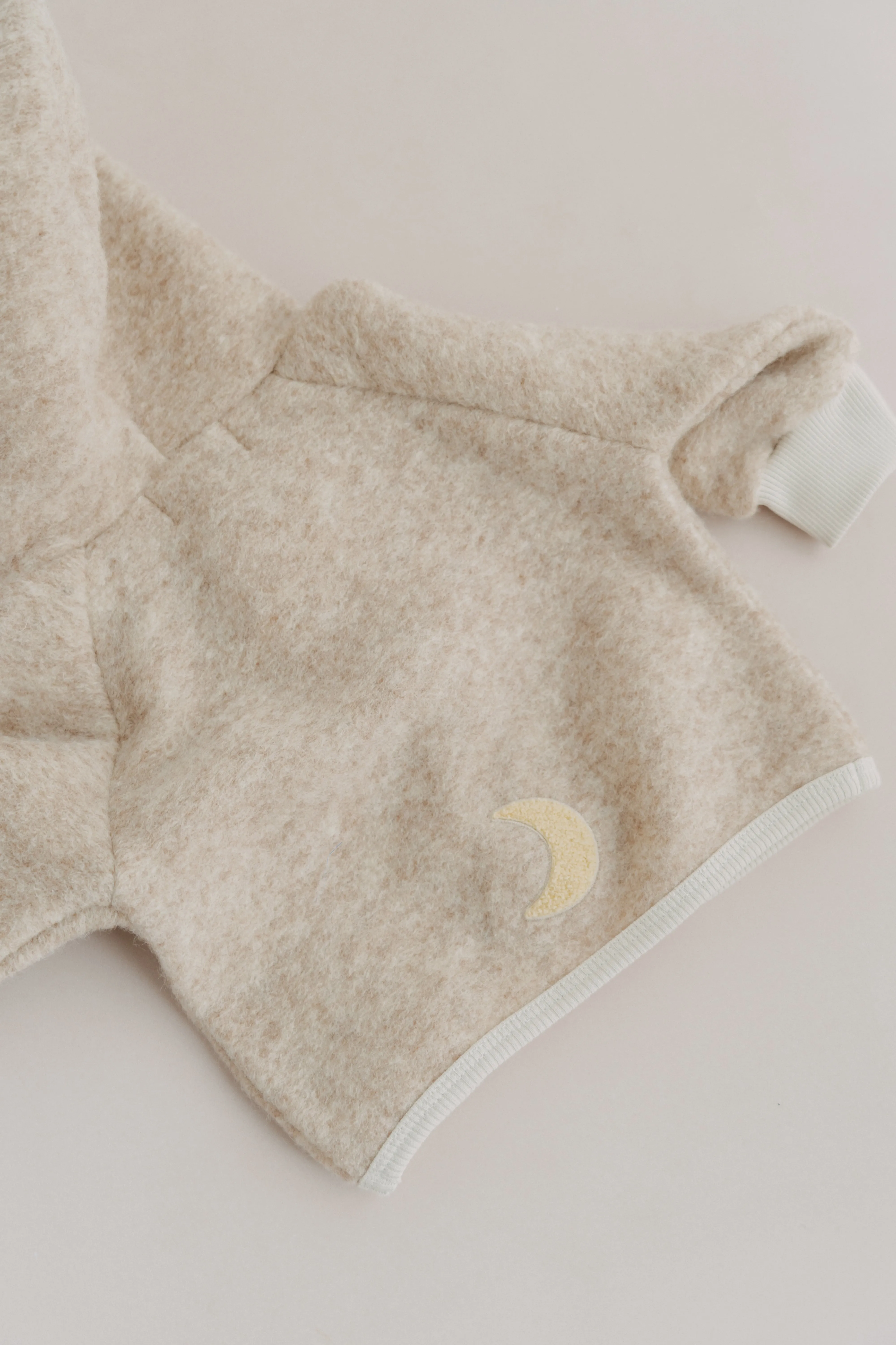 MERINO WOOL JACKET MOON (boiled wool)