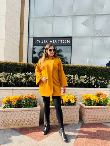 Mustard Wool Coat