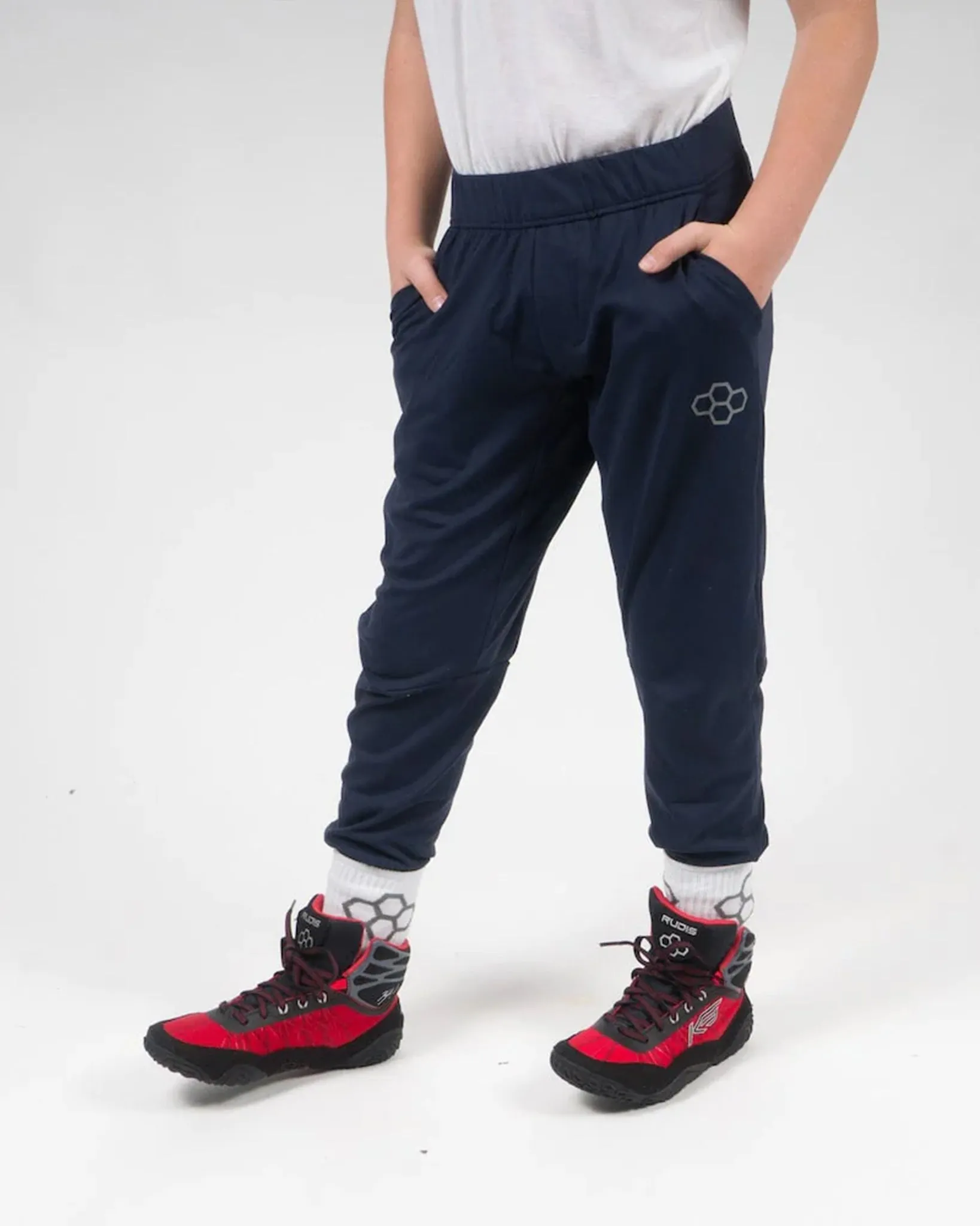 Navy RUDIS Hex Premier Youth Joggers